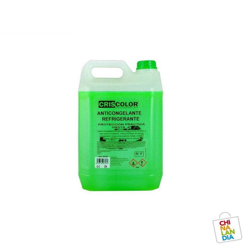 ANTICONGELANTE VERDE 5 LITROS 3,95€ | CHINALANDIA