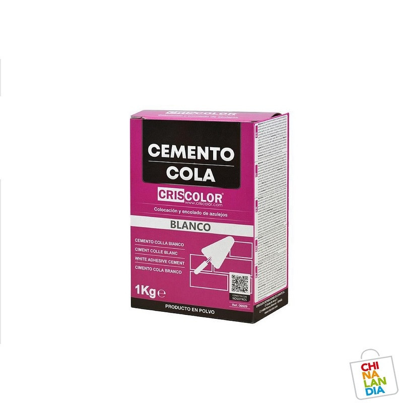 ECOBRICO CEMENTO COLA BLANCO 1KG 1,55€ | CHINALANDIA