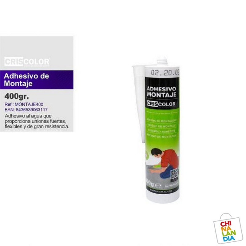 ADHESIVO DE MONTAJE 400G 2,95€ | CHINALANDIA