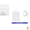 BOLSA PAPEL C/ASA 32X41+12 BLANCO 0,40€ | CHINALANDIA