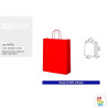 BOLSA PAPEL C/ASA 32X41+12 ROJO 0,50€ | CHINALANDIA