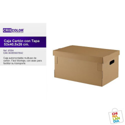 CAJA CON TAPA 530X405X260MM 2,25€ | CHINALANDIA