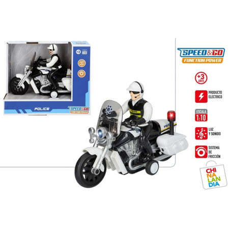 SPEED&GO-MOTO POLICIA FRICCION 11,95€|CHINALANDIA