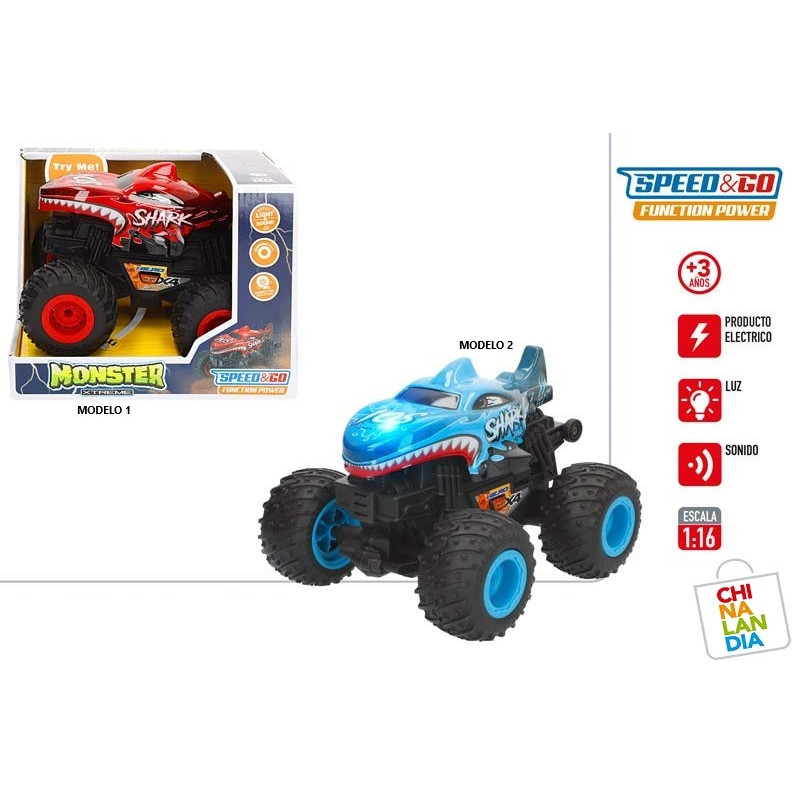 SPEED&GO-COCHE 4X4 SHARK 1:16 11,95€|CHINALANDIA