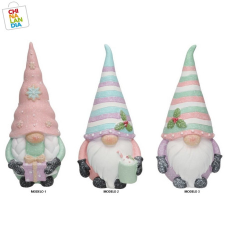 FIGURA GNOMOS SENTADOS 3 SRT DEC. 12,5X11X25,5CM 11.95€ | CHINALANDIA